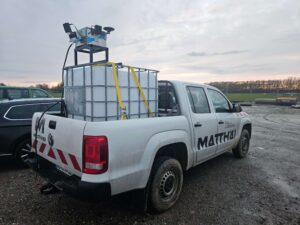 SDX-Compact montiert auf einem Pickup Truck