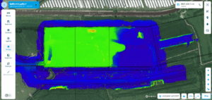 Bild aus der SDX-Cloud mit Vergleich vom Ist-Zustand zu den Bestandsplänen der Baustelle